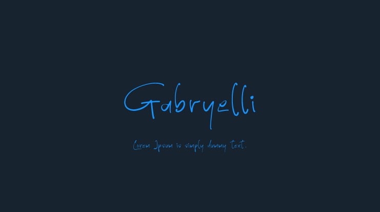 Gabryelli Font