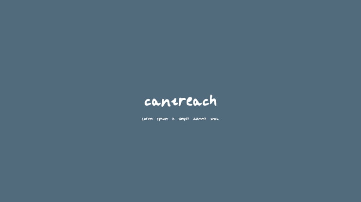 cantreach Font