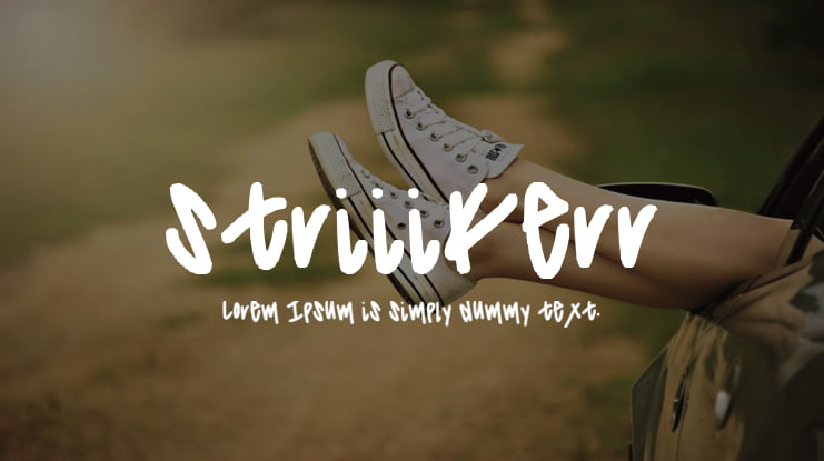 striiikerr Font