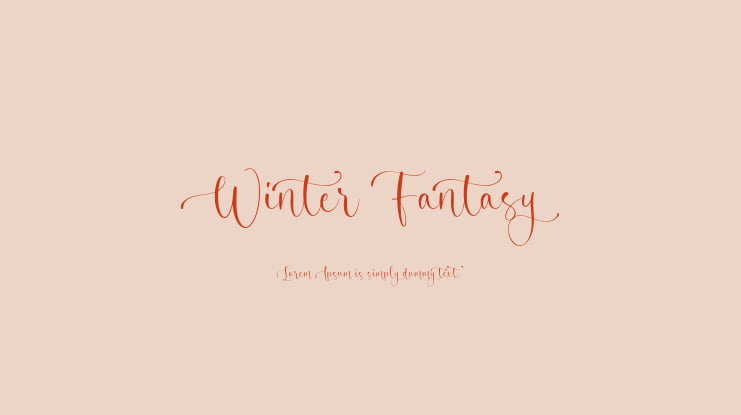 Winter Fantasy Font