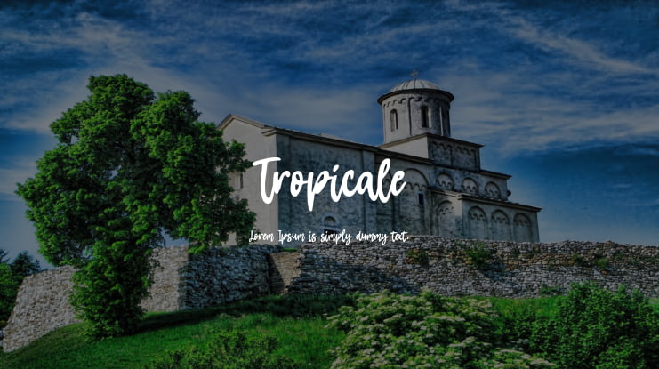 Tropicale Font