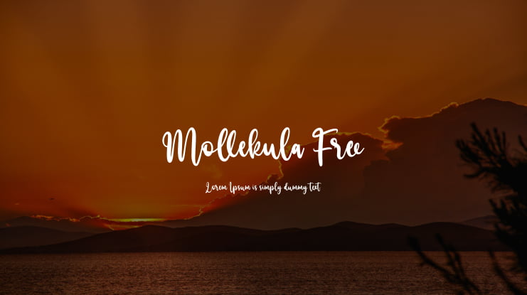 Mollekula Free Font