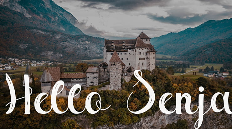 Hello Senja Font