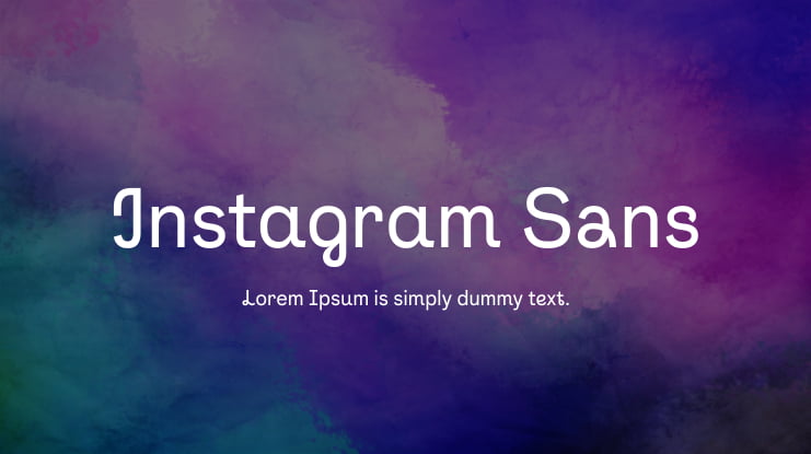 Instagram Sans Font Family : Download Free for Desktop & Webfont
