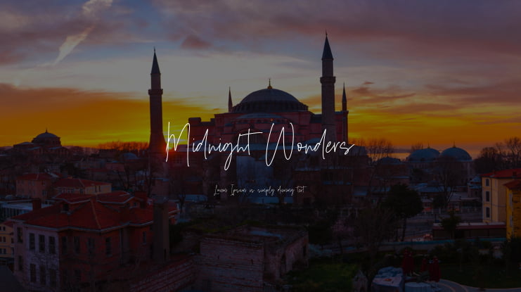 Midnight Wonders Font