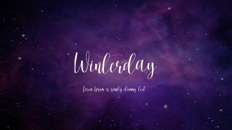 Winterday Font