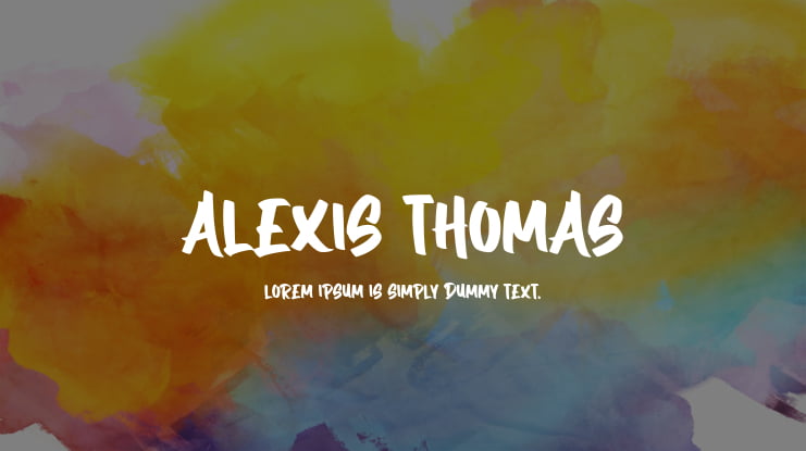 Alexis Thomas Font