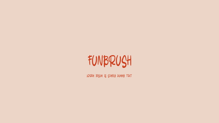 FUNBRUSH Font