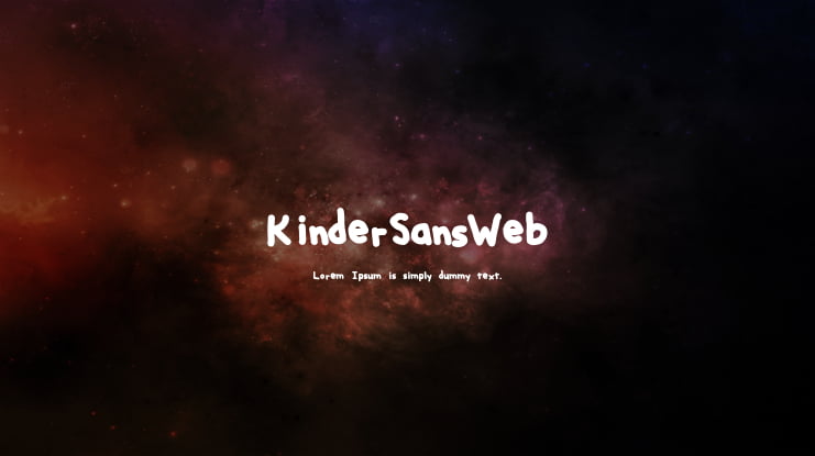 KinderSansWeb Font