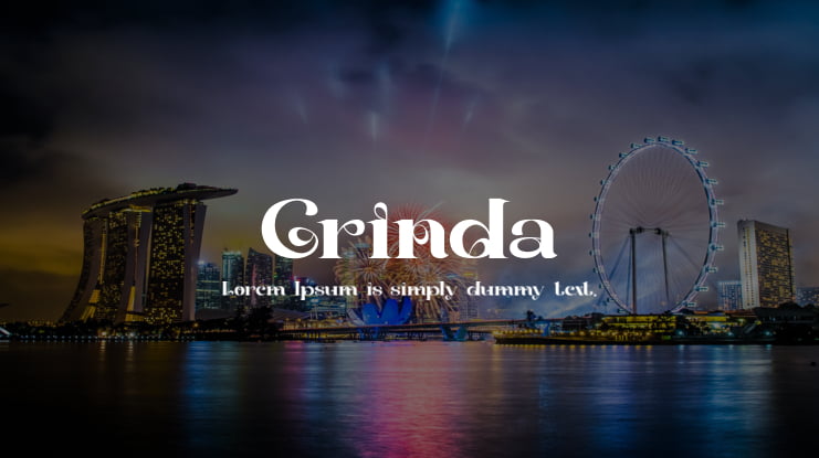 Grinda Font