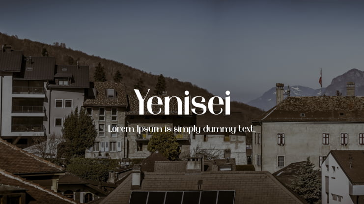 Yenisei Font