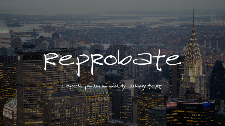 Reprobate Font