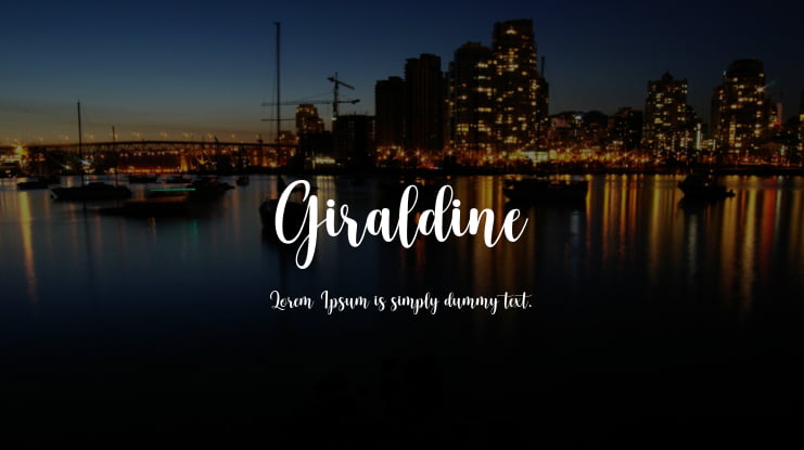 Giraldine Font