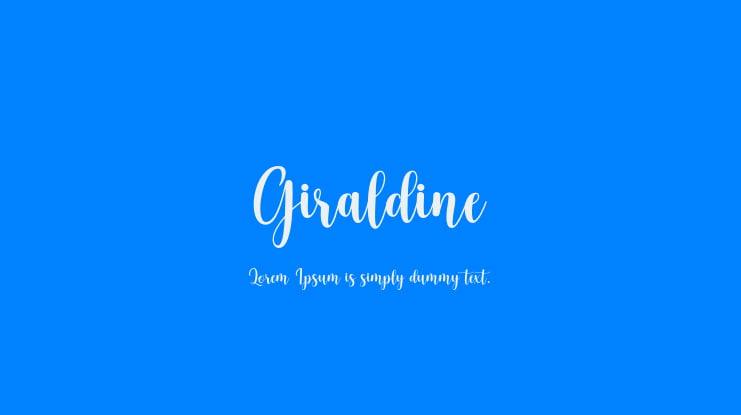 Giraldine Font