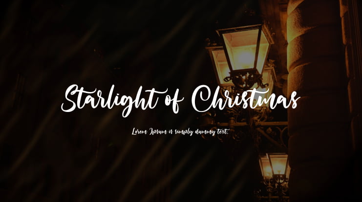 Starlight of Christmas Font