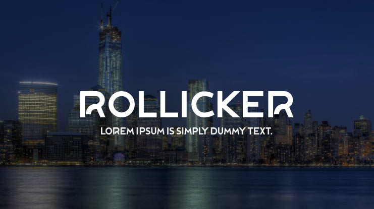 Rollicker Font