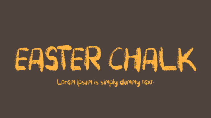 EASTER CHALK Font