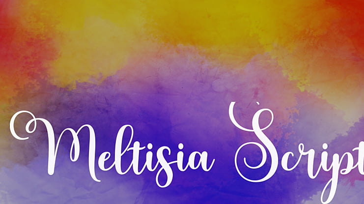 Meltisia Script Font Family