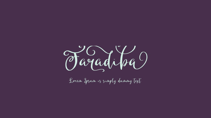 Faradiba Font