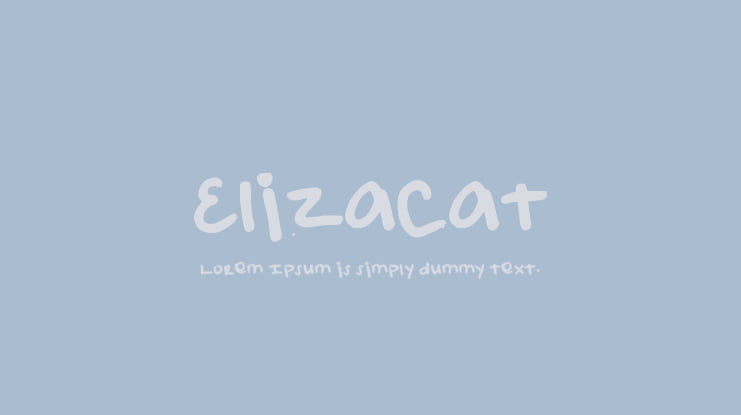 Elizacat Font