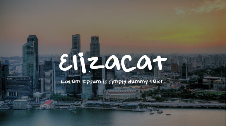 Elizacat Font