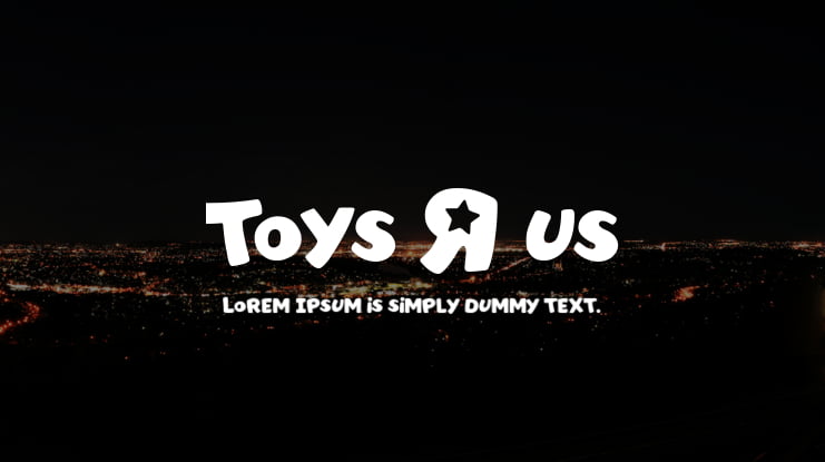 Toys R Us Font : Download Free for Desktop & Webfont