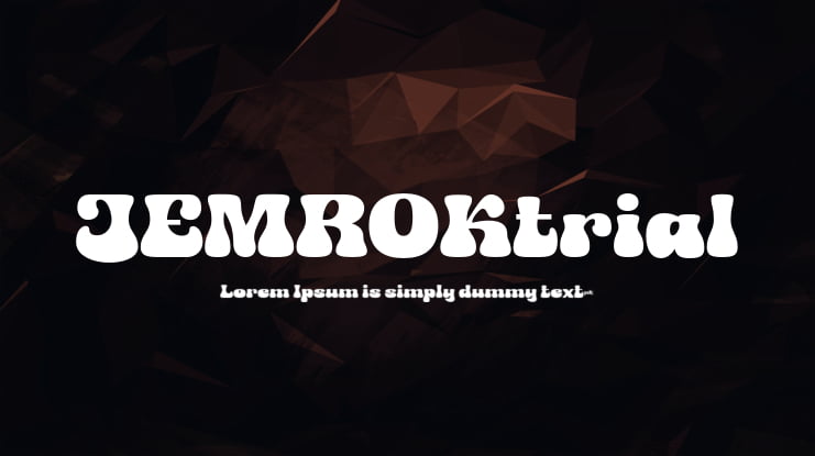 JEMROKtrial Font