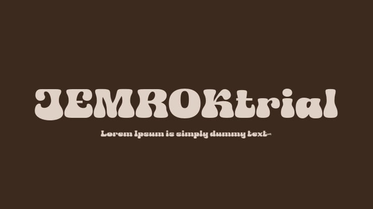 JEMROKtrial Font