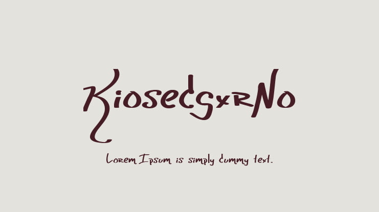 RiosedgxrNo Font