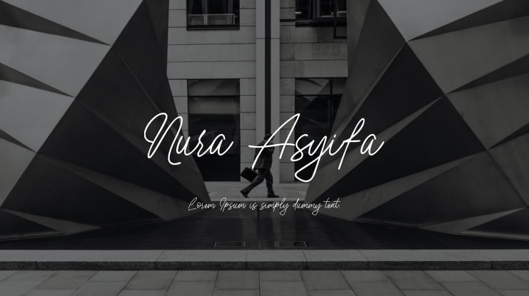 Nura Asyifa Font