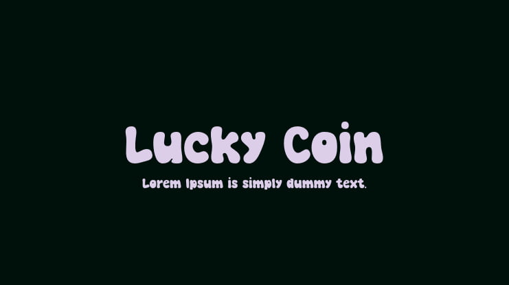 Lucky Coin Font