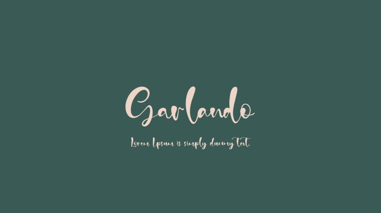 Garlando Font