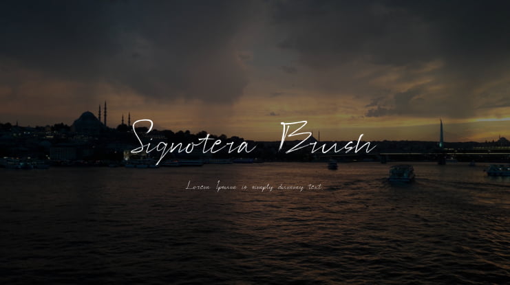 Signotera Brush Font