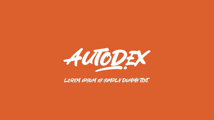 Autodex Font