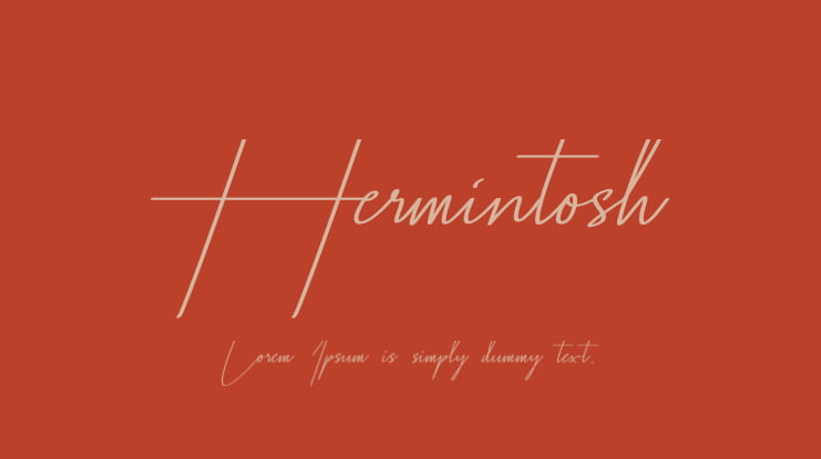 Hermintosh Font