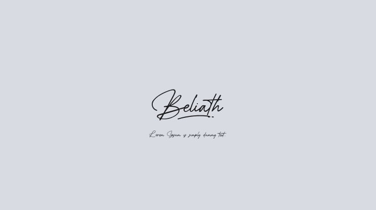 Beliath Font