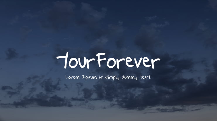 YourForever Font