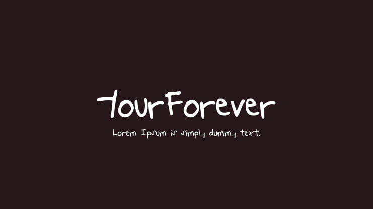 YourForever Font