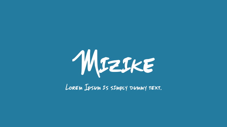 Mizike Font