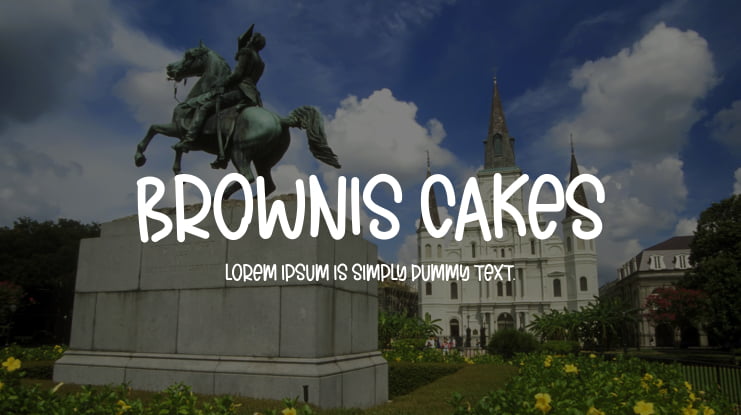 BROWNIS CAKES Font