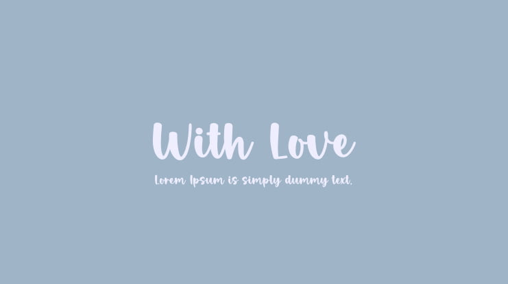 With Love Font