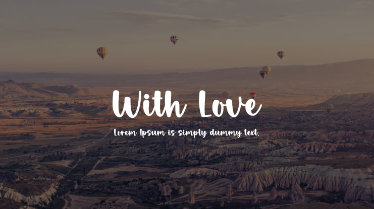 With Love Font