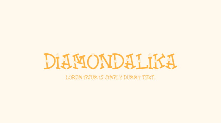 Diamondalika Font