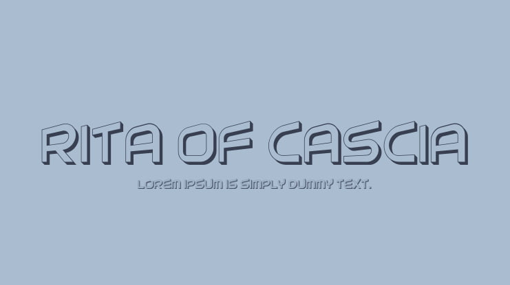 Rita of Cascia Font