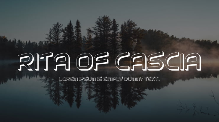 Rita of Cascia Font