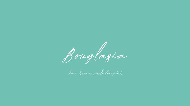 Bouglasia Font