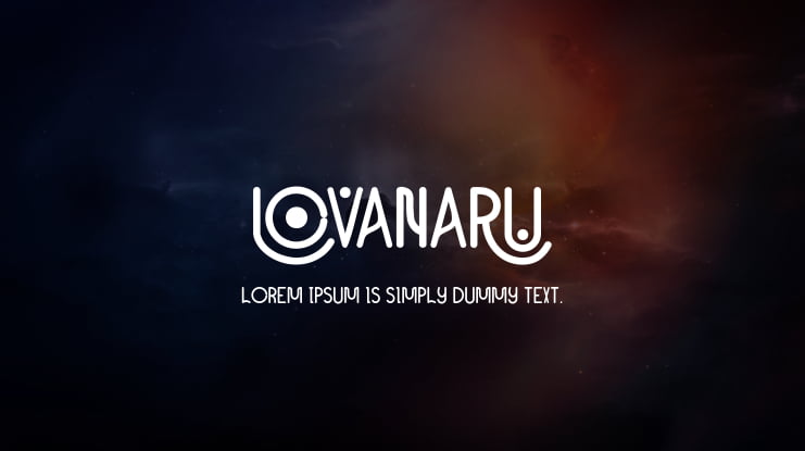 Lovanaru Font