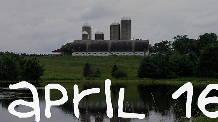 April 16 Font