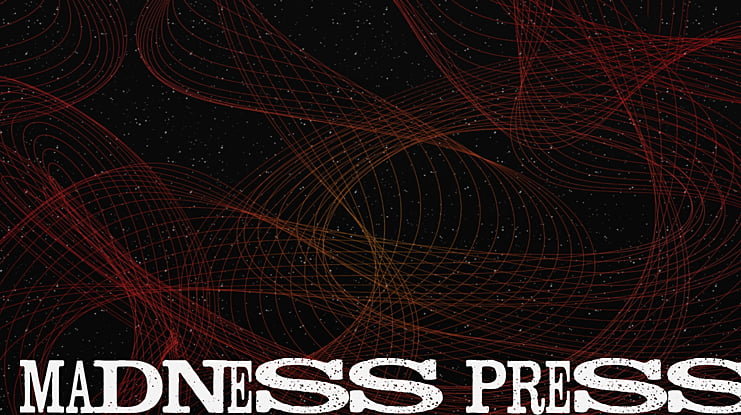 Madness Press Font