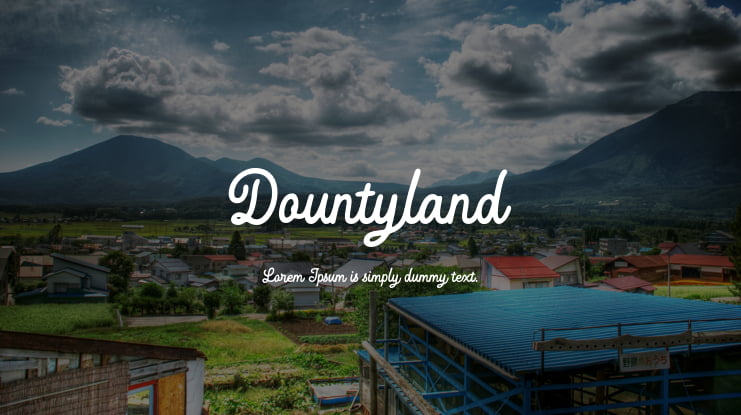 Dountyland Font